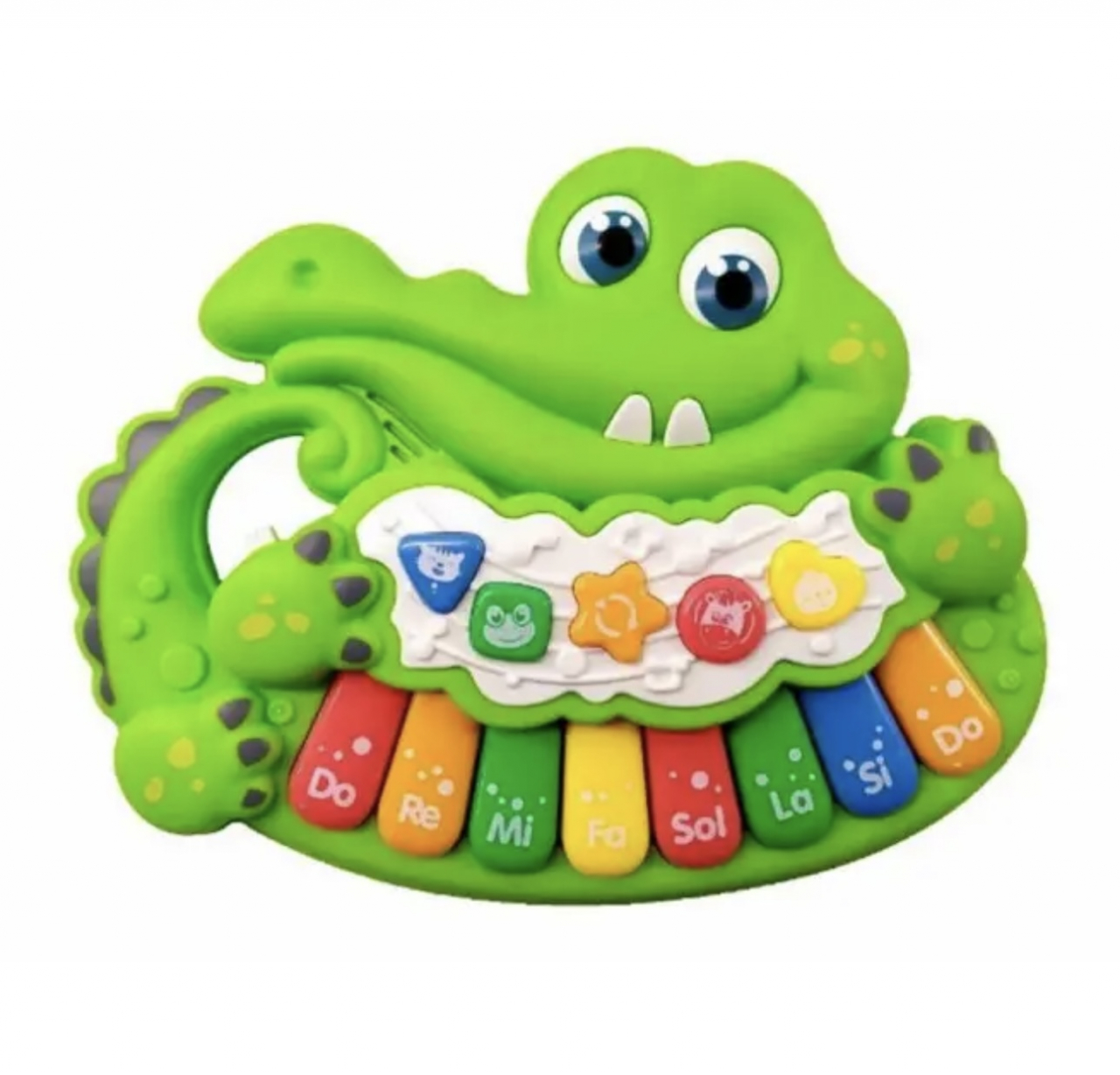 Pian de jucarie bebe cu lumini si muzica Crocodil [3]