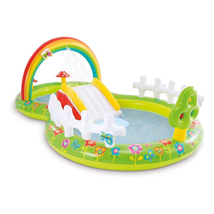 Piscina pentru copii cu Tobogan si Fantana, 2.90×1.80×1.04 m [3]