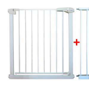 Poarta de siguranta din metal 79-94 cm R-Sport S1 - Alb [1]