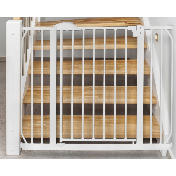 Poarta siguranta 75-105 cm Nukido 718100 - Alb [4]