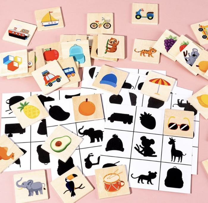 Puzzle de asociere cu Umbre, 3 ani+ [2]