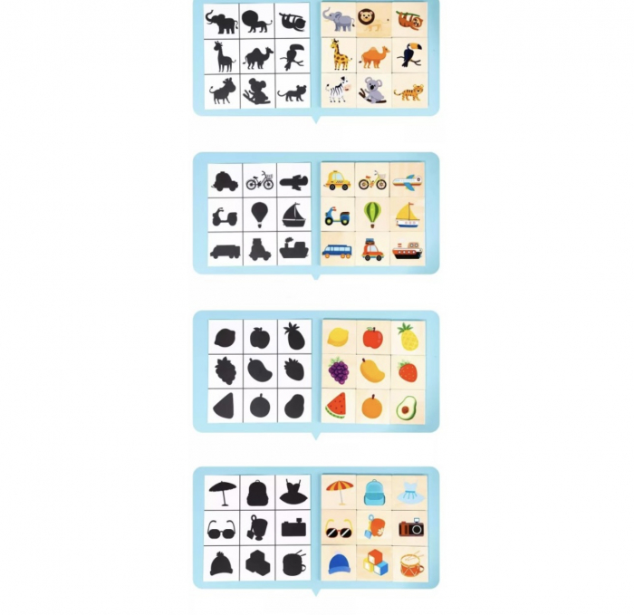 Puzzle de asociere cu Umbre, 3 ani+ [4]