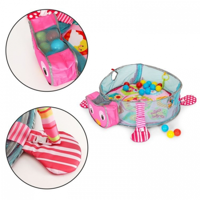 Salteluta de joaca cu bile si jucarii Ecotoys 88970 [5]