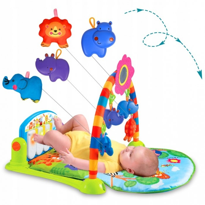 Salteluta de joaca cu pian Ricokids 7316 - Multicolora [3]