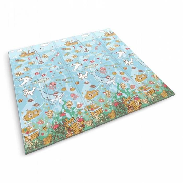 Salteluta de joaca din spuma 200 x 180 x 1 cm Nukido NK-340 Ocean-Forest [2]