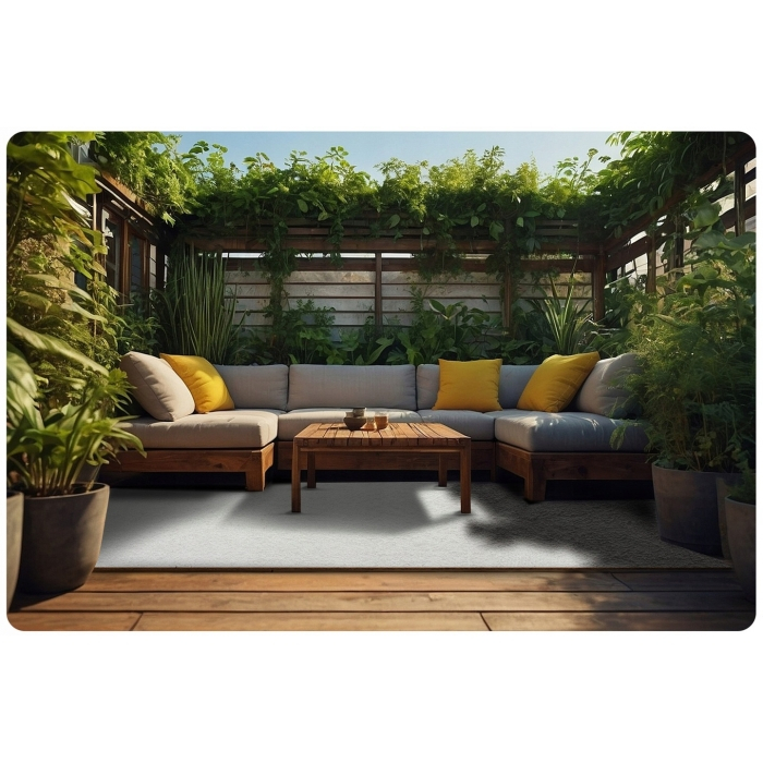 Salteluta de joaca multifunctionala tip puzzle, 180 x 120 cm, Massido 650100 - Gri [5]