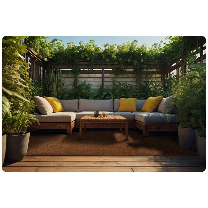 Salteluta de joaca multifunctionala tip puzzle, 180 x 120 cm, Massido 650102 - Maro [5]