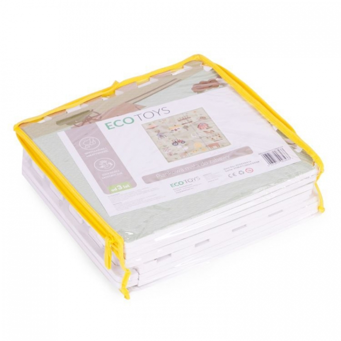 Salteluta de joaca pentru copii 90.5 x 90.5 x 1 cm ECOEVA019 - Ferma [7]