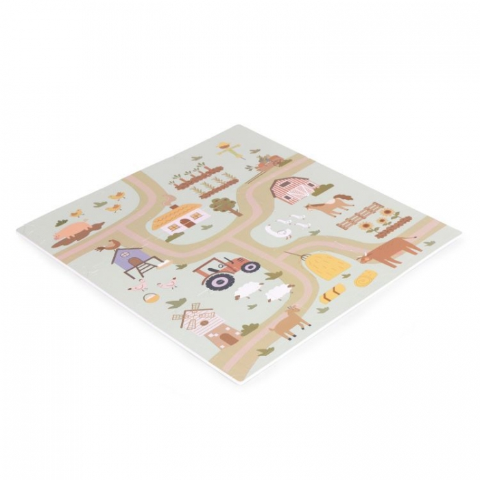 Salteluta de joaca pentru copii 90.5 x 90.5 x 1 cm ECOEVA019 - Ferma [3]