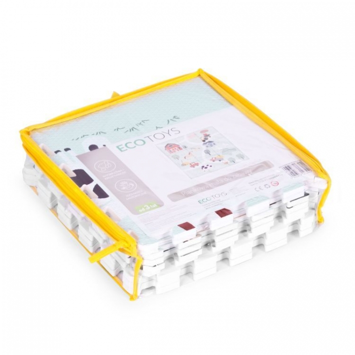 Salteluta de joaca pentru copii 90.5 x 90.5 x 1 cm ECOEVA020 - Ferma [7]