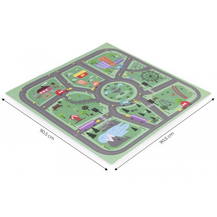 Salteluta de joaca pentru copii 90.5 x 90.5 x 1 cm ECOEVA021 - Orasel [8]