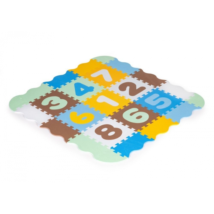 Salteluta de joaca tip puzzle cu pereti, 25 elemente, Ecotoys 3255 - Multicolor [3]