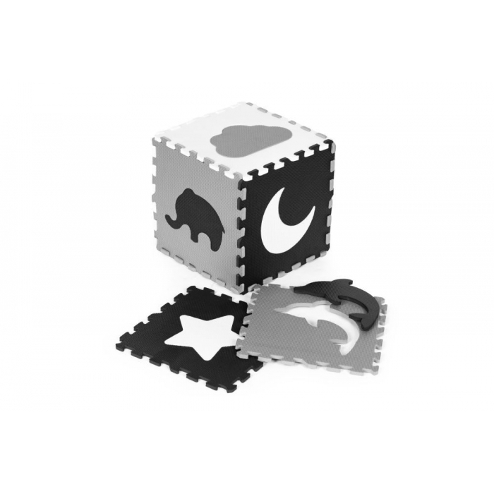Salteluta de joaca tip puzzle cu pereti, 25 elemente, Ecotoys ECOEVA015 [4]