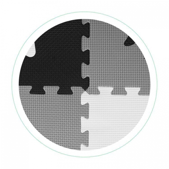 Salteluta de joaca tip puzzle cu pereti, 25 elemente, Ecotoys ECOEVA015 [6]