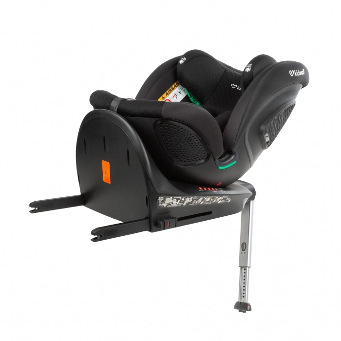 Scaun auto cu ISOFIX Kidwell GoCar, grupa 40-135 cm, i-Size, omologare R129 - Negru [9]