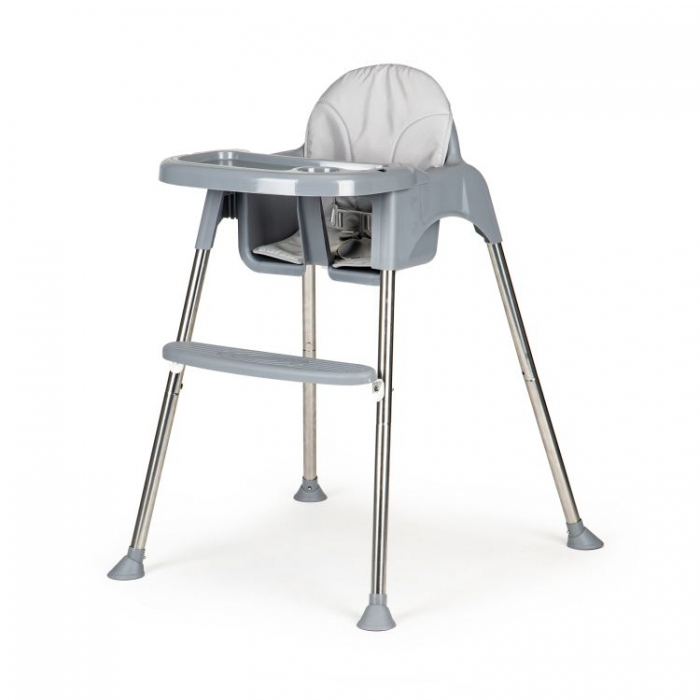 Scaun de masa 2 in 1 cu tapiterie Ecotoys HC-135C - Gri [2]
