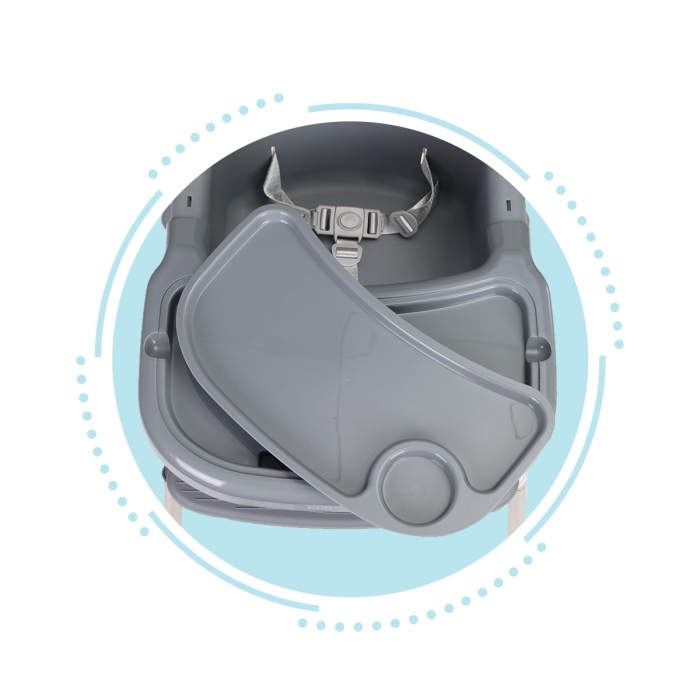 Scaun de masa 2 in 1 Ecotoys HC-135 - Gri [2]