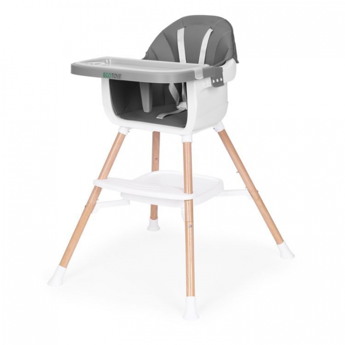 Scaun de masa 2 in 1 Ecotoys HC508 - Gri [4]