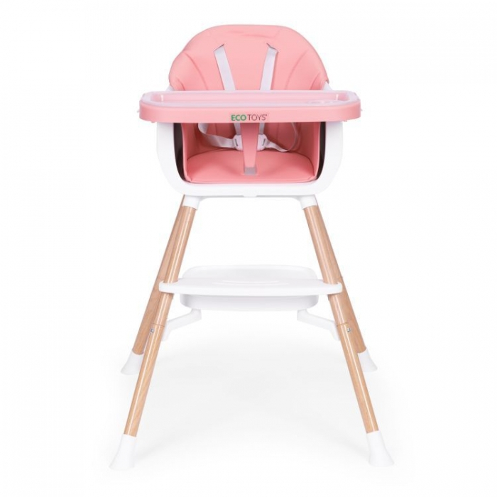 Scaun de masa 2 in 1 Ecotoys HC508 - Roz [3]