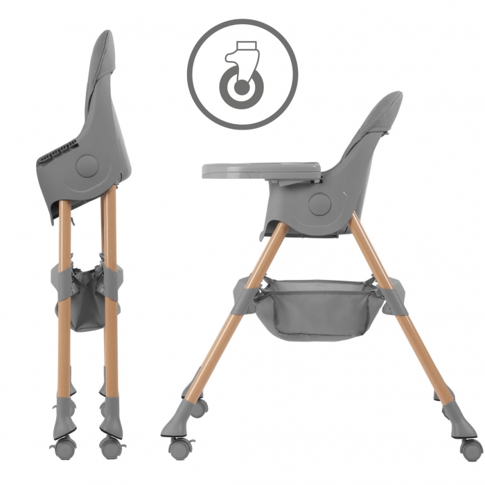 Scaun de masa 2 in 1 Kidwell KARIMI - Gri [7]