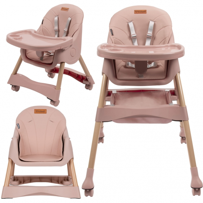 Scaun de masa 2 in 1 Kidwell KARIMI - Roz [2]