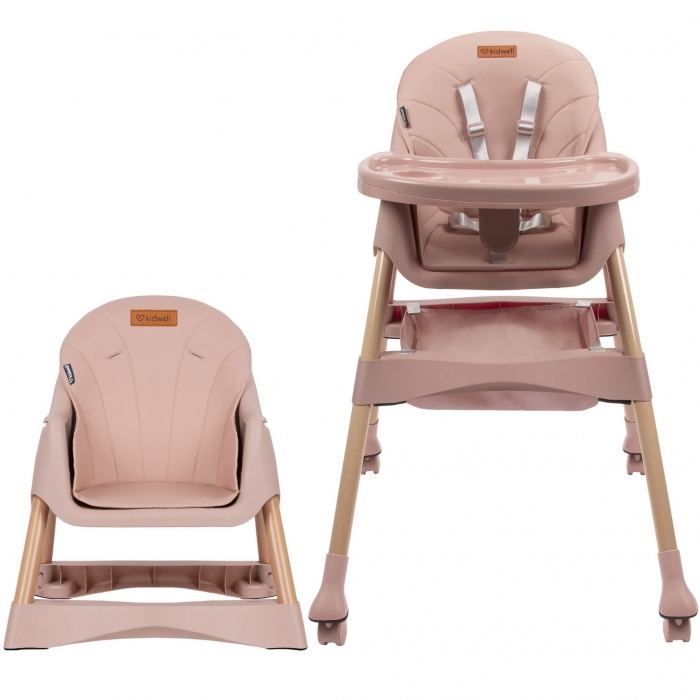 Scaun de masa 2 in 1 Kidwell KARIMI - Roz [7]