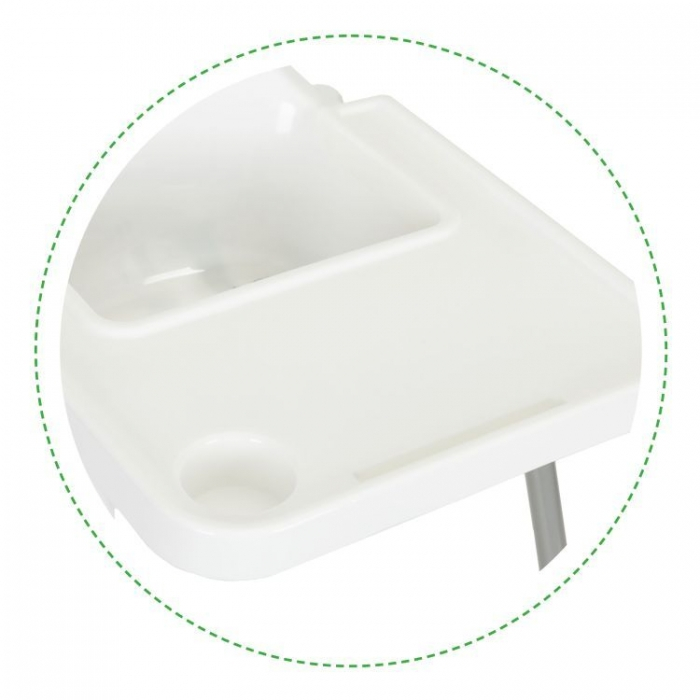 Scaun de masa 2 in 1 pentru copii Ecotoys HA-007 - Alb [8]