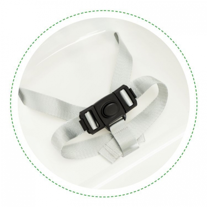 Scaun de masa 2 in 1 pentru copii Ecotoys HA-007 - Alb [9]