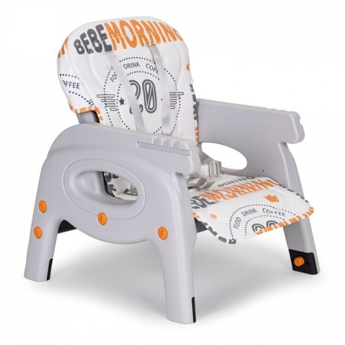 Scaun de masa 2 in 1 pentru copii Ecotoys HA-033 - Portocaliu [6]