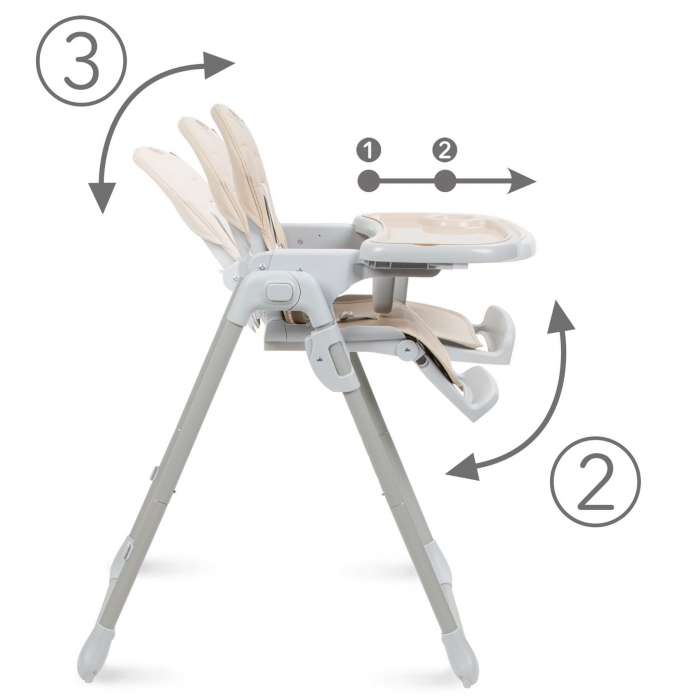 Scaun de masa multifunctional Kidwell BENO - Beige [4]
