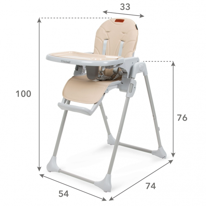 Scaun de masa multifunctional Kidwell BENO - Beige [9]