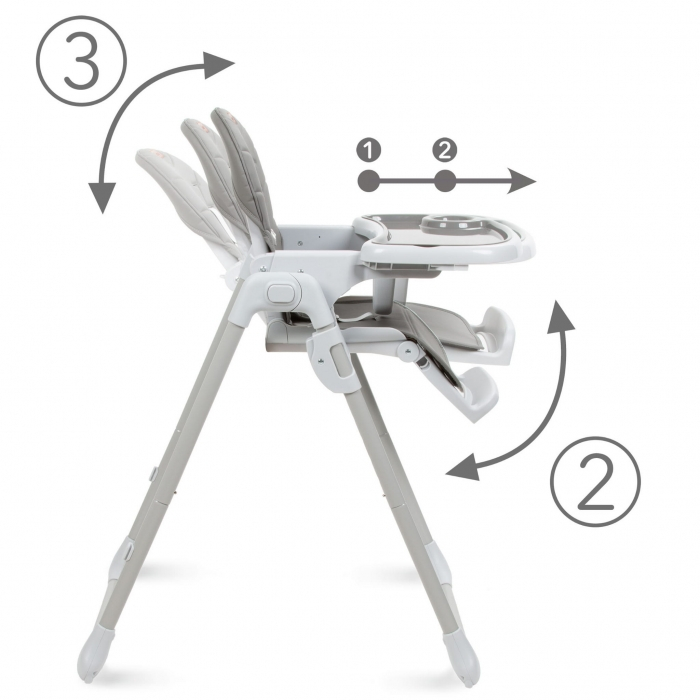 Scaun de masa multifunctional Kidwell BENO - Gray [4]