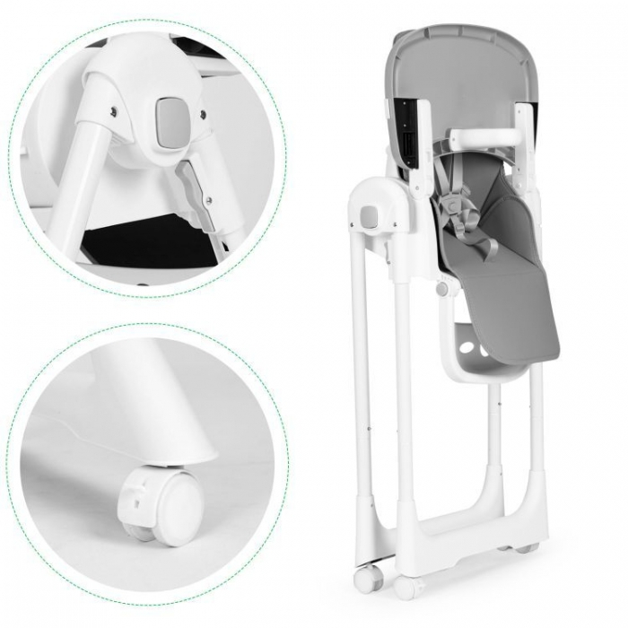 Scaun de masa pentru copii Ecotoys HA-013 - Gri inchis [6]