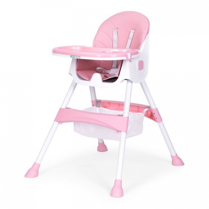 Scaun de masa pentru copii Ecotoys HC521 - Roz [5]