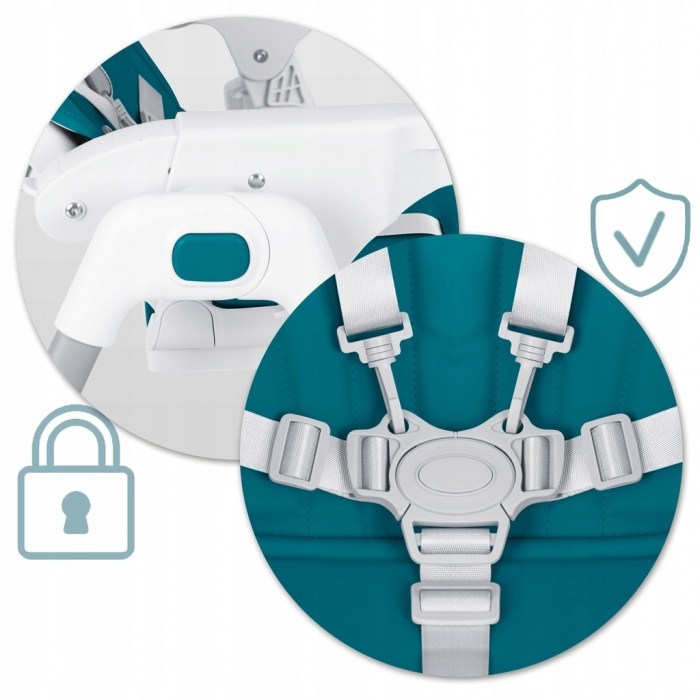 Scaun de masa pentru copii Ricokids Tulo 700601 - Albastru [3]