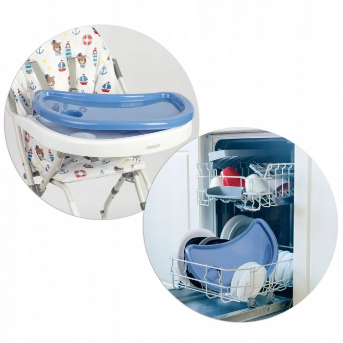 Scaun de masa Ricokids Eldo - Alb - Albastru [2]