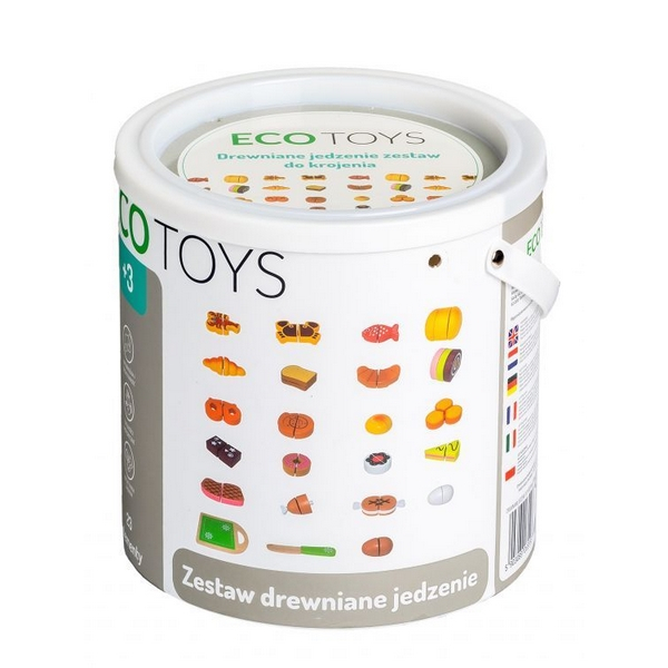 Set alimente din lemn Ecotoys 23 buc [5]