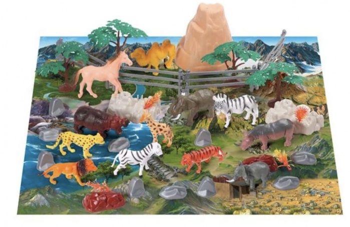 Set cu Animale Salbatice din Plastic - 50buc [2]