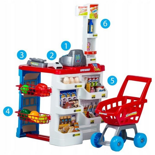 Set de joaca stand supermarket ECOTOYS HC206441 [3]