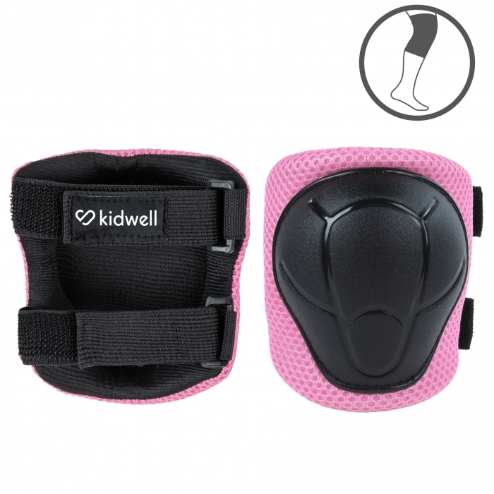 Set de protectie pentru copii, cotiere si genunchiere, marimea M, Kidwell TRIX - Pink [8]