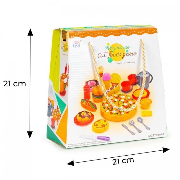 Set Fast Food pentru copii, 42 elemente, Ecotoys HC429510 [5]