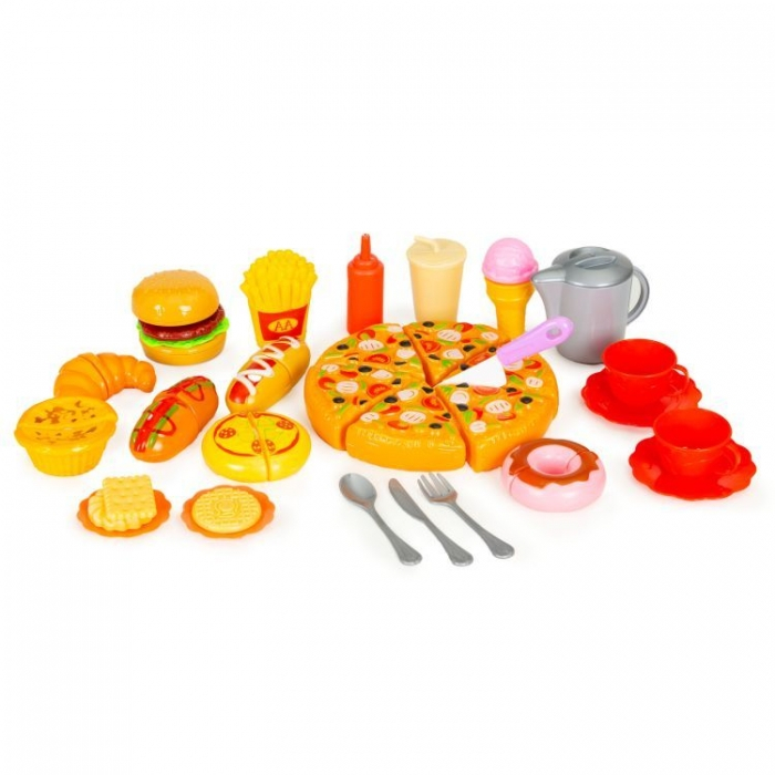 Set Fast Food pentru copii, 42 elemente, Ecotoys HC429510 [2]