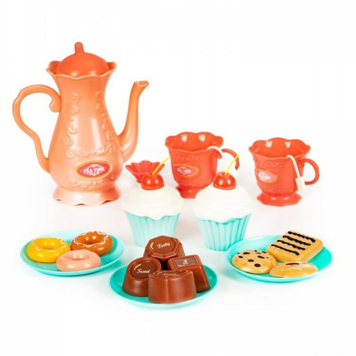 Set tort aniversar cu accesorii, 82 de elemente, Ecotoys HC417716 [5]