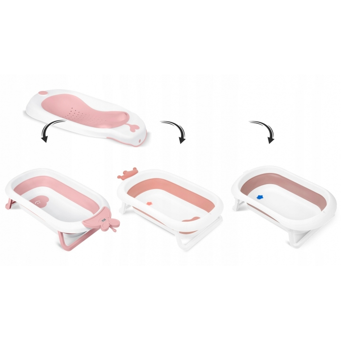 Suport cu insertii pentru cadita de baie Ricokids 728800 - Roz [5]