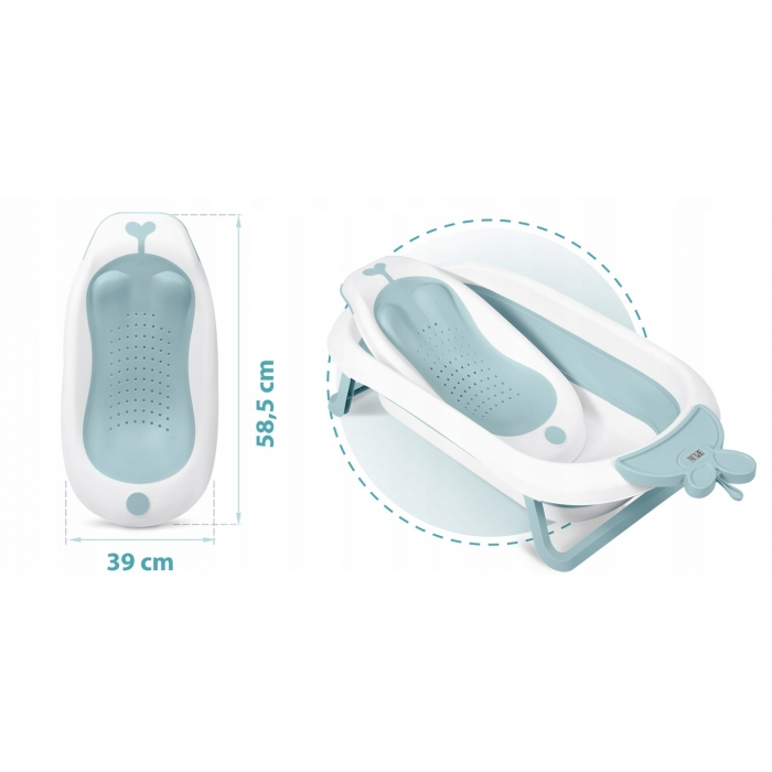 Suport cu insertii pentru cadita de baie Ricokids 728801 - Albastru [6]