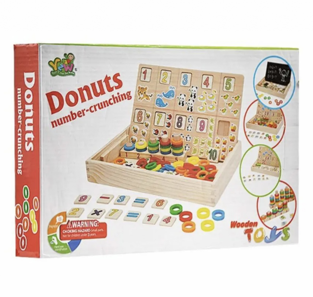 Tabla educativa cu 2 fete Invatam Matematica Donuts [6]