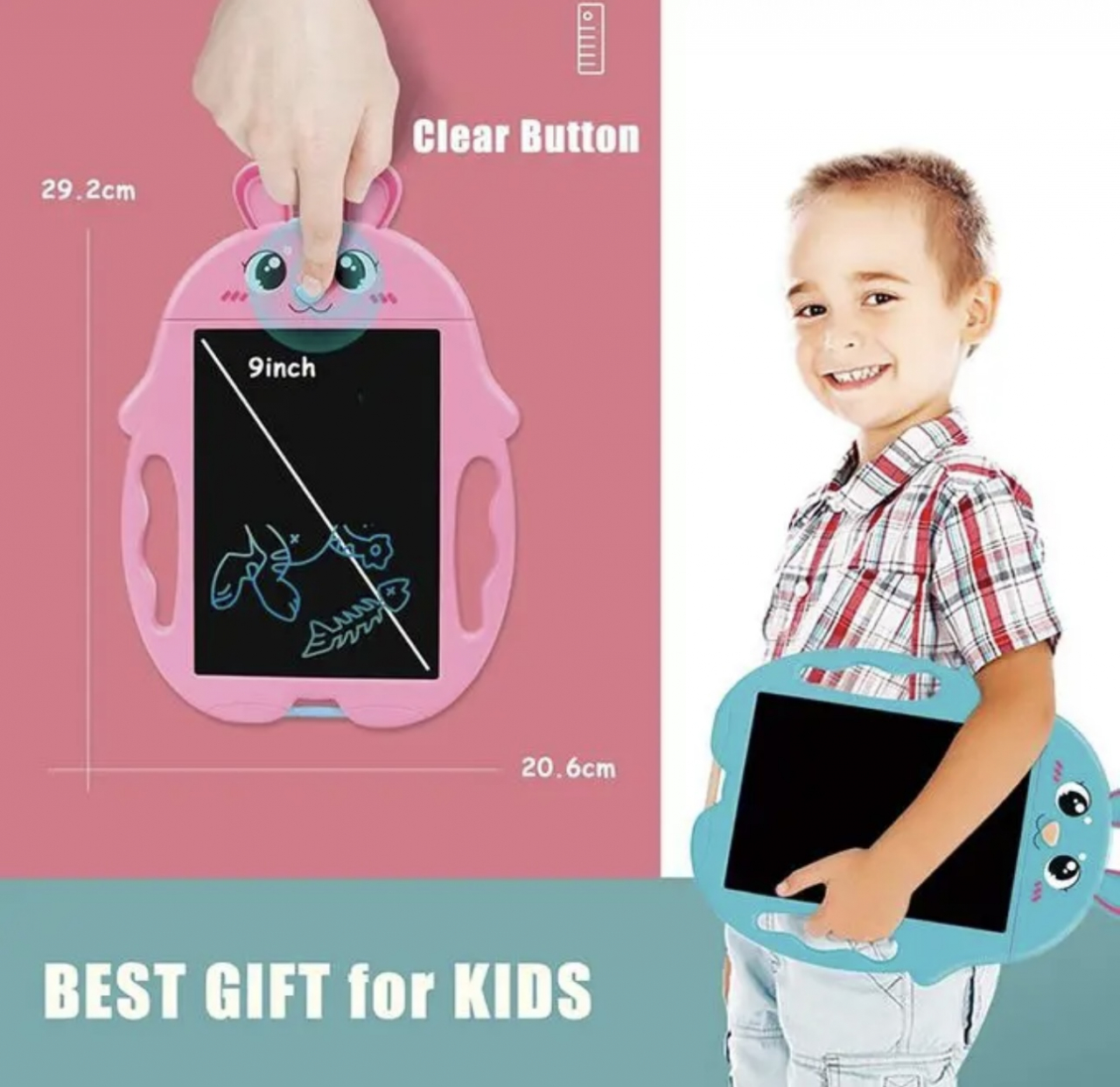 Tableta scris-desen cu ecran LCD buton de sters [3]
