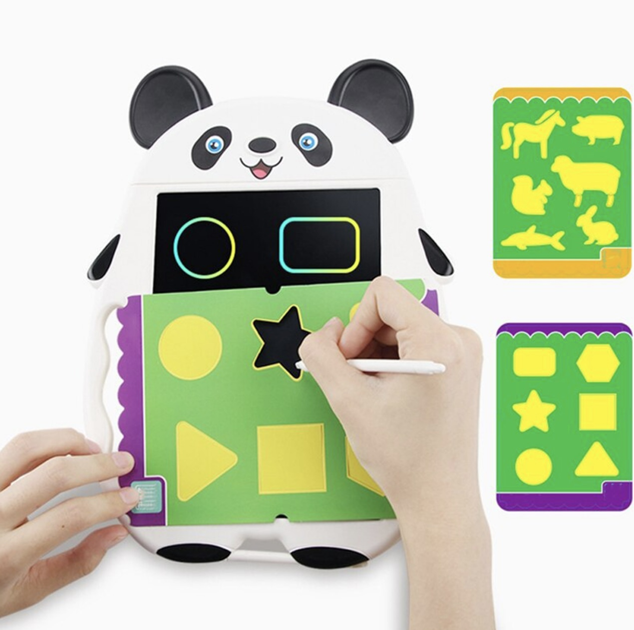 Tableta scris-desen LCD Buton stergere Panda [3]