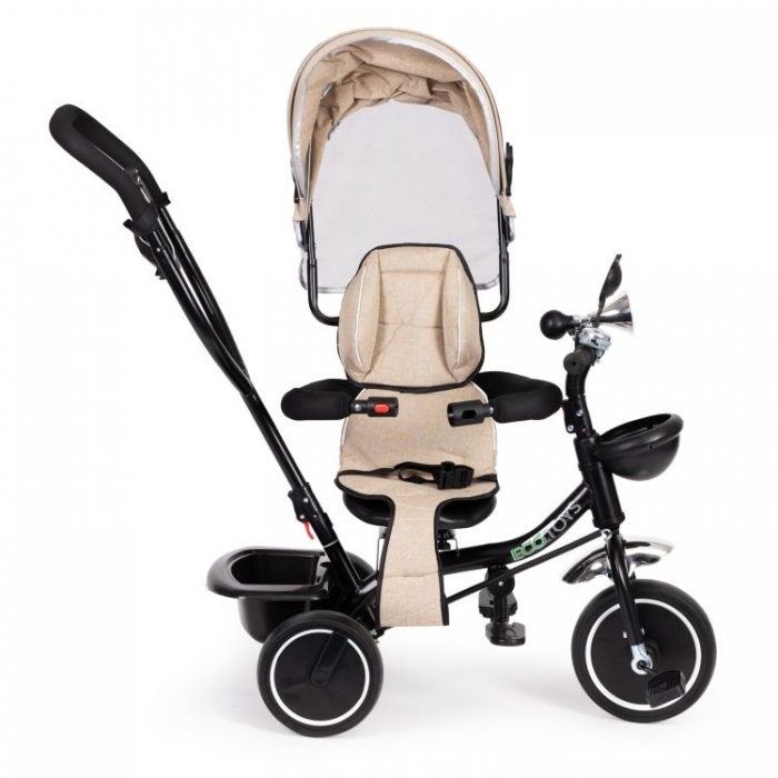 Tricicleta cu sezut rotativ Ecotoys JM-066-9 - Bej [3]