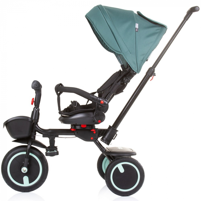 Tricicleta pliabila Chipolino Quick Fold cu sezut reversibil aloe [3]